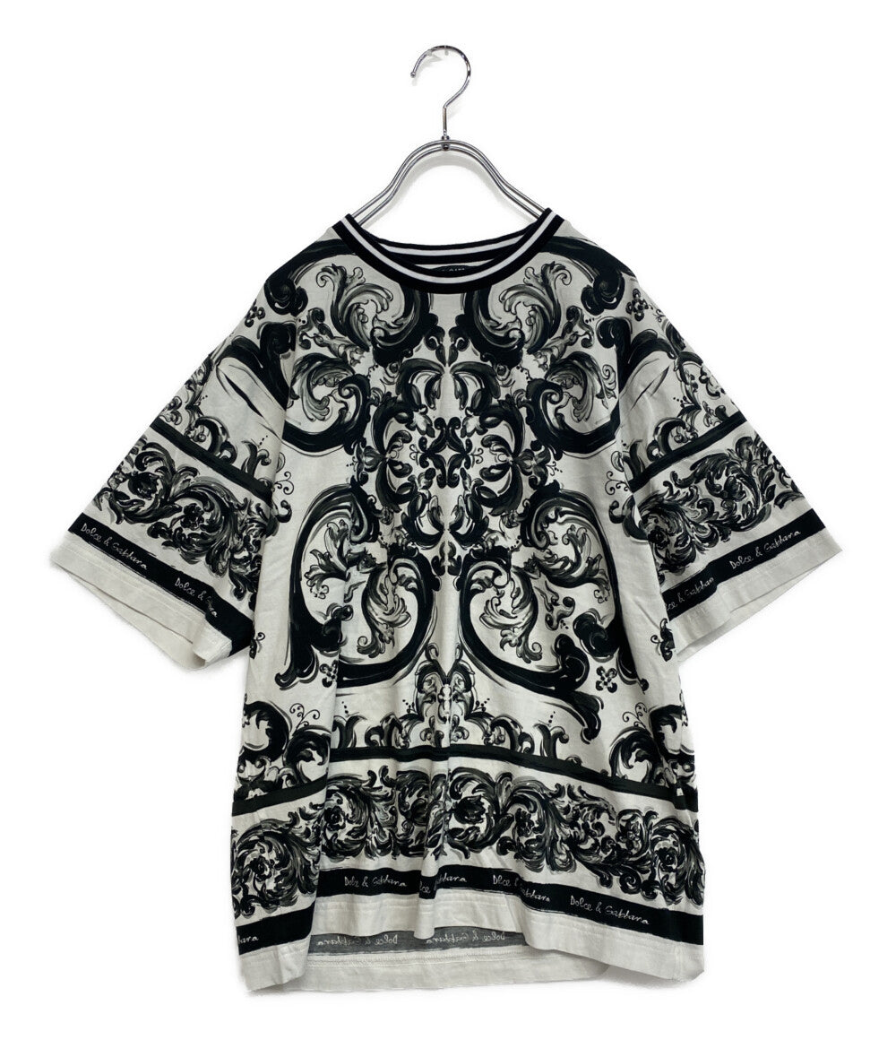 美品 DOLCE & GABBANA マジョリカTシャツ メンズ SIZE 46 ドルチェアンドガッバーナ