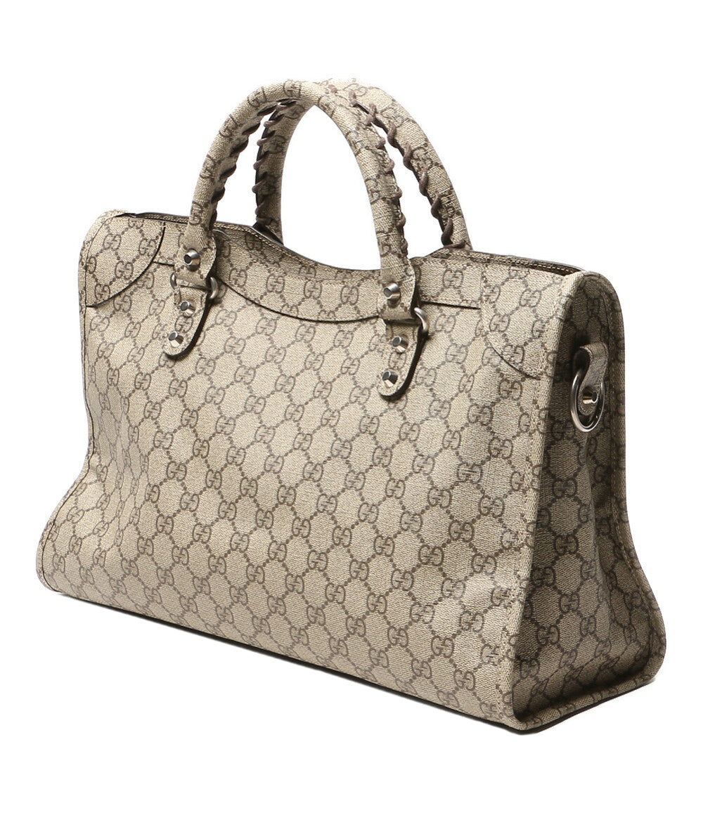 GUCCI×BALENCIAGA バレンシアガ ミディアム ネオ クラシック バッグ シティ GGスプリーム 681695 2WAY レディース グッチ