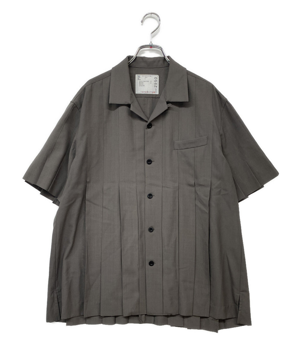 sacai 半袖シャツ Suiting Shirt 23SS 23-02950M レディース SIZE 2 サカイ