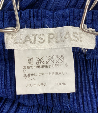 PLEATS PLEASE パンツ PP03-JF573 ブルー レディース SIZE 3 プリーツプリーズ