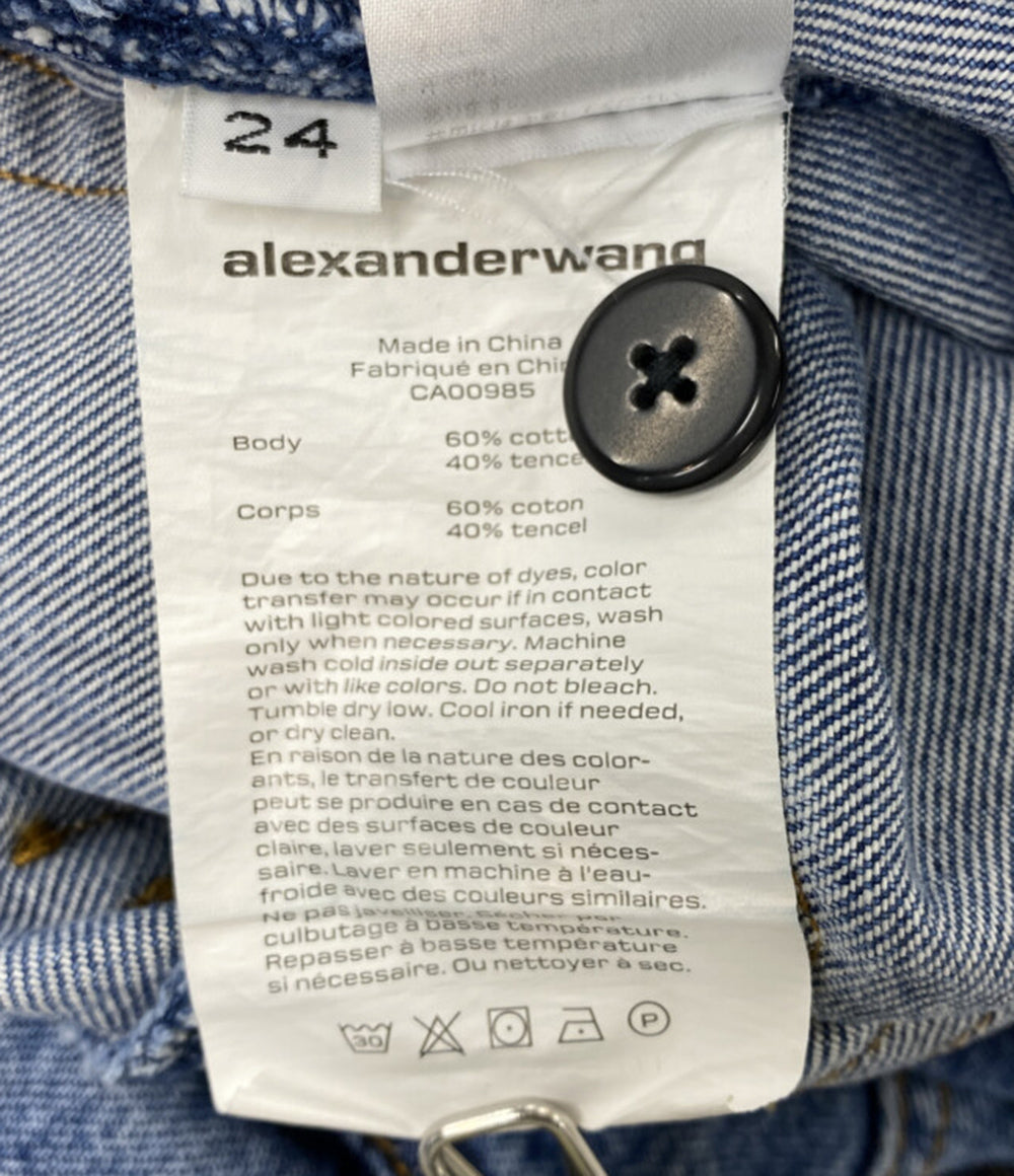 ALEXANDER WANG ドッキングデニムショートパンツ レディース SIZE 24 アレキサンダーワン