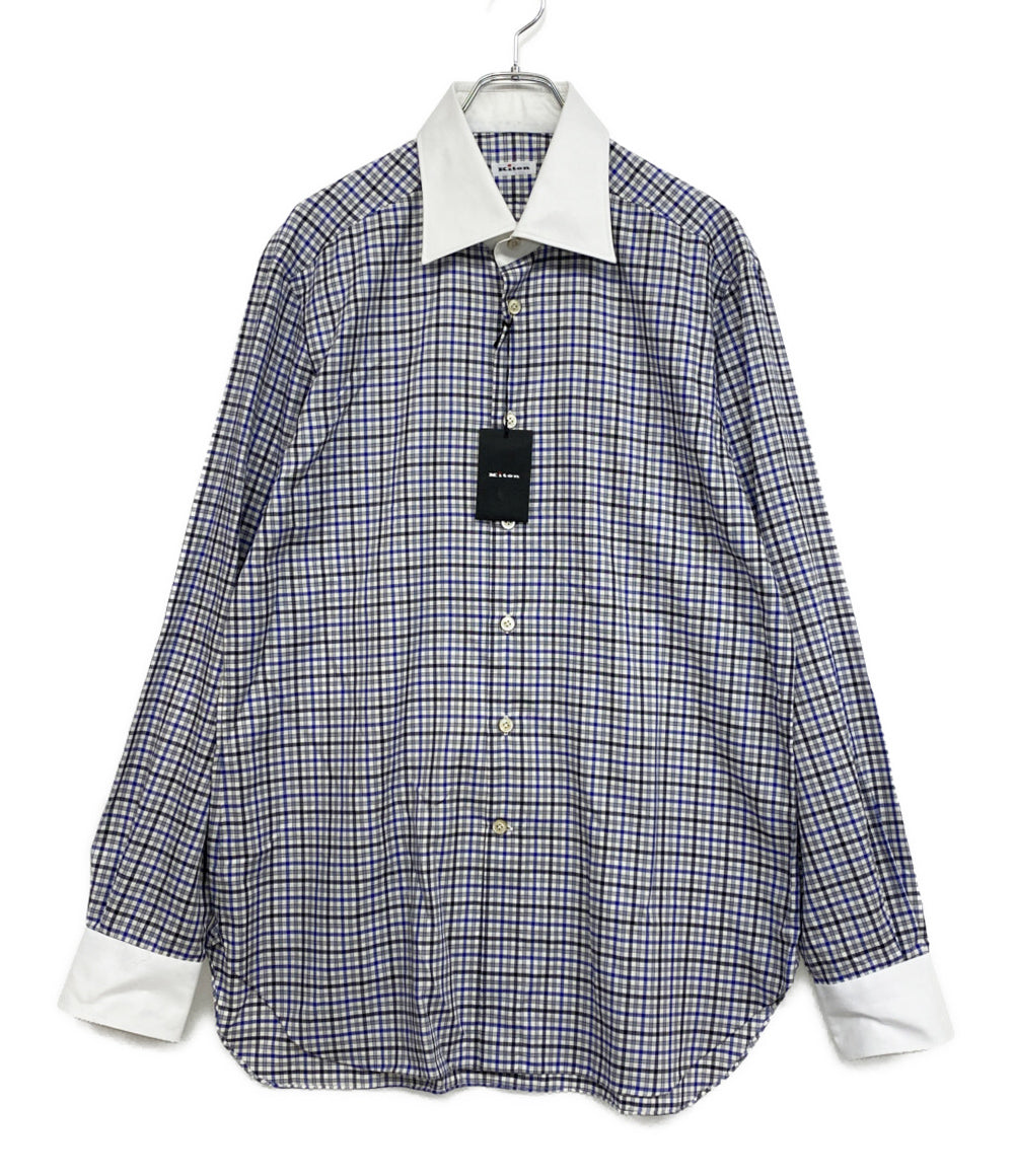 kiton 長袖シャツ ギンガムチェック メンズ SIZE 42 キートン
