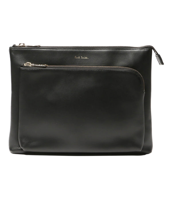 PAUL SMITH ショルダーバッグ レザー 2ポケットクロスボディバッグ メンズ ポールスミス