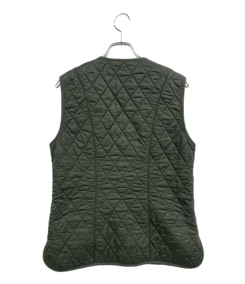 美品 BARBOUR ベスト キルティングベスト オリーブ LLI0003 レディース SIZE 12 バブアー