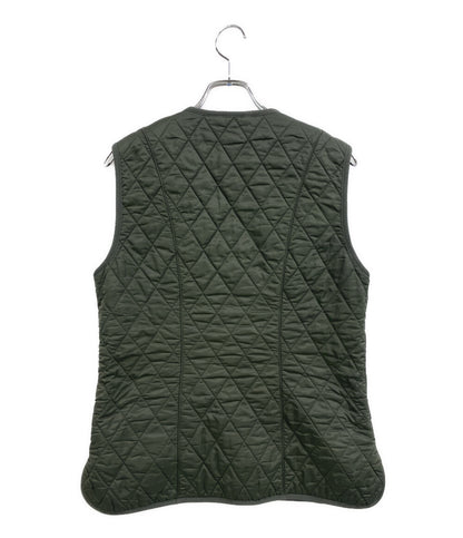 美品 BARBOUR ベスト キルティングベスト オリーブ LLI0003 レディース SIZE 12 バブアー