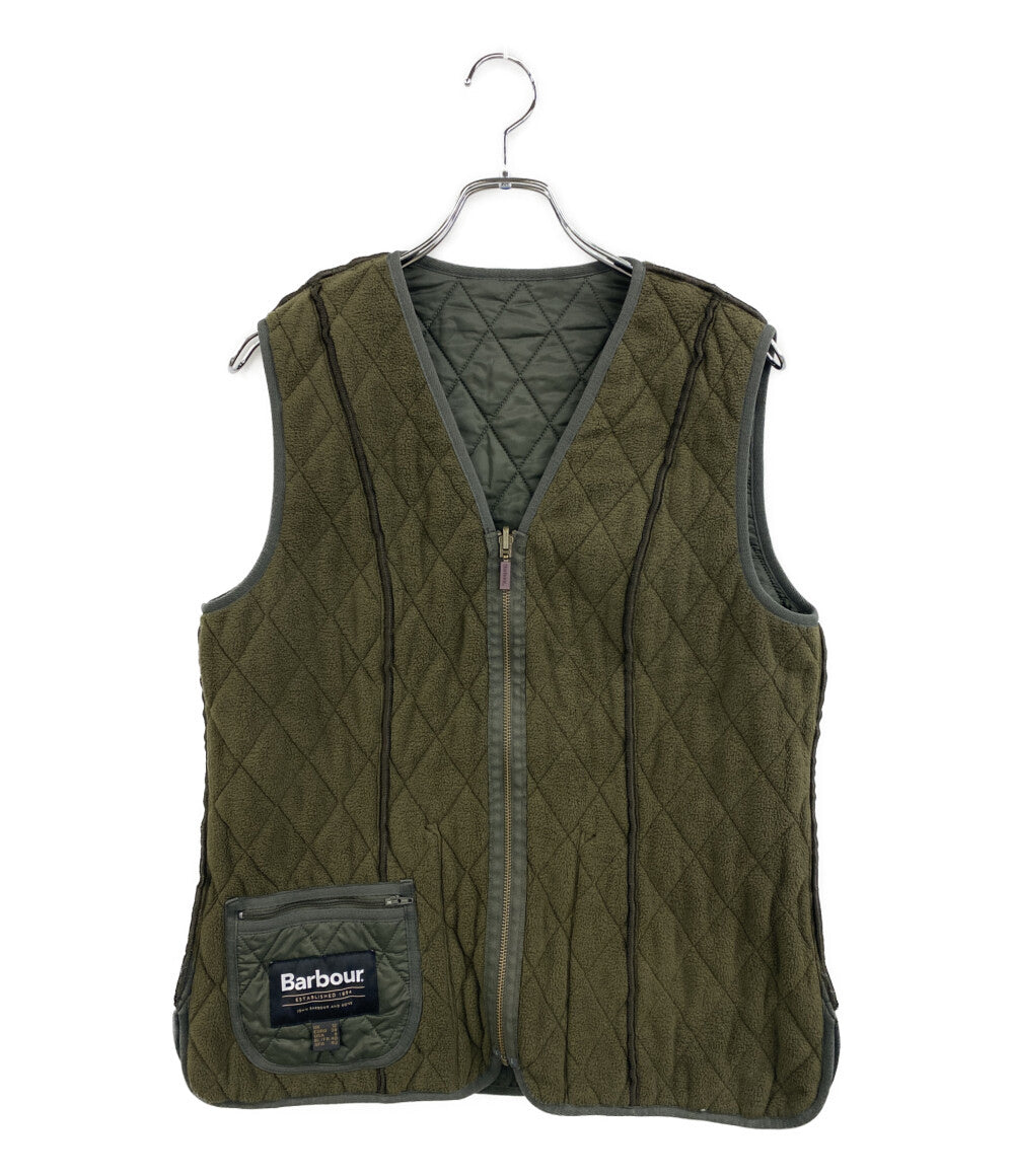 美品 BARBOUR ベスト キルティングベスト オリーブ LLI0003 レディース SIZE 12 バブアー