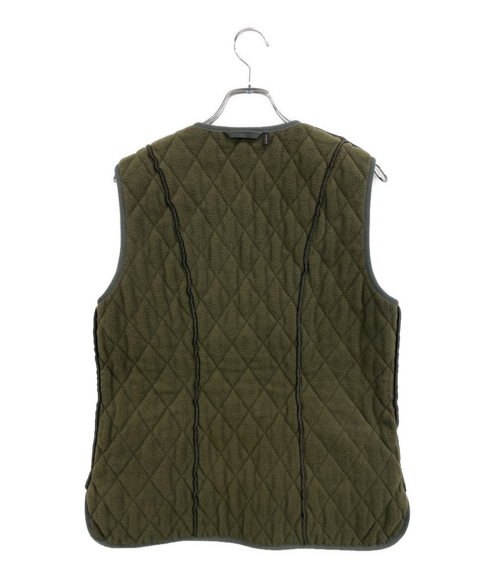 美品 BARBOUR ベスト キルティングベスト オリーブ LLI0003 レディース SIZE 12 バブアー