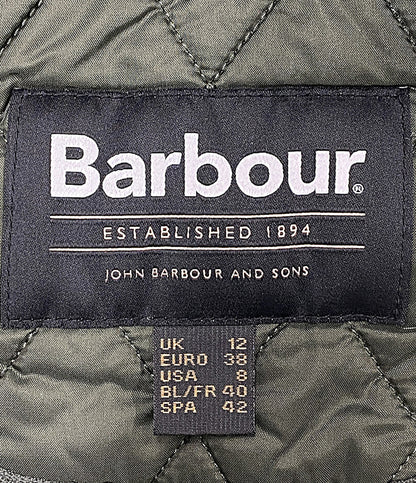 美品 BARBOUR ベスト キルティングベスト オリーブ LLI0003 レディース SIZE 12 バブアー