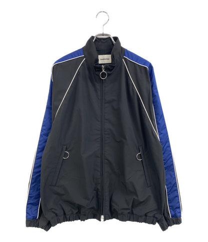 MONKEY TIME トラックジャケット ブラック×ブルー 8325-173-0318 メンズ SIZE L モンキータイム