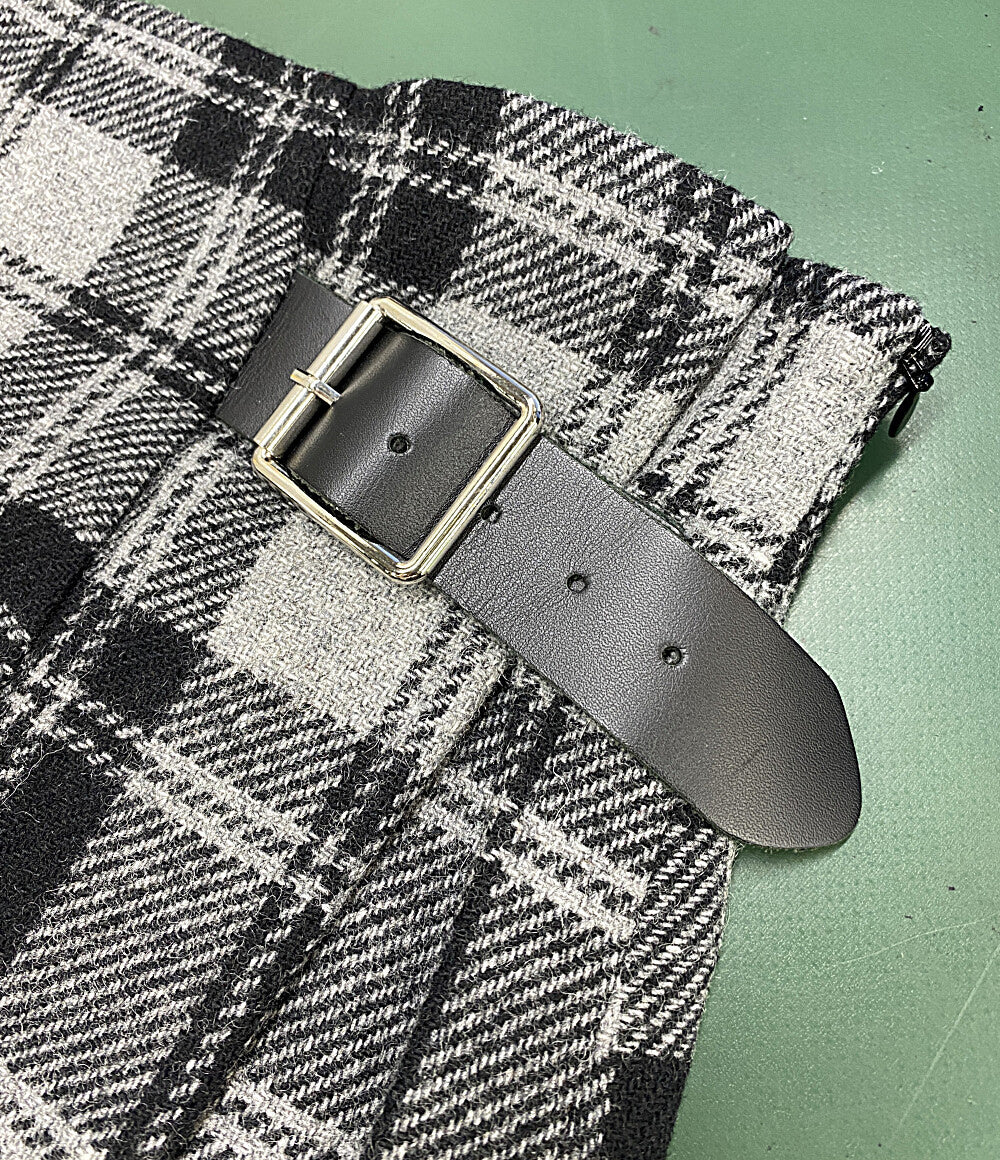 O’NEILL オニール ラップ風スカート グレーチェック 584B レディース SIZE GB8
