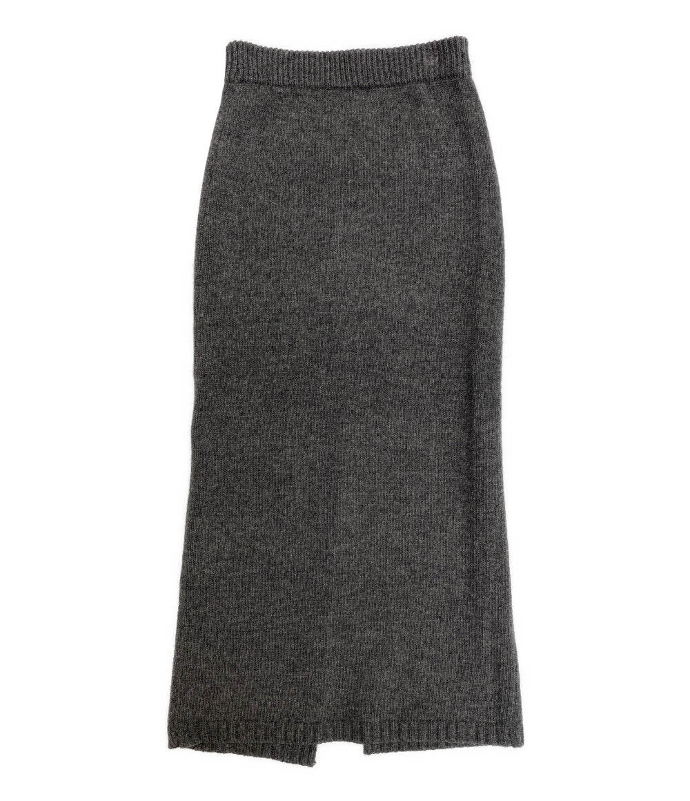 美品 anuans ニットスカート HAMILTONタイトスカート 25AW レディース SIZE 2 アニュアンス