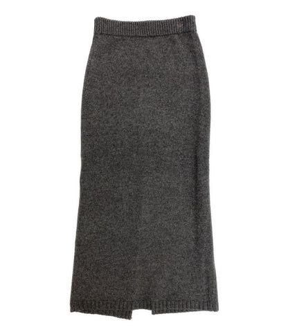 美品 anuans ニットスカート HAMILTONタイトスカート 25AW レディース SIZE 2 アニュアンス