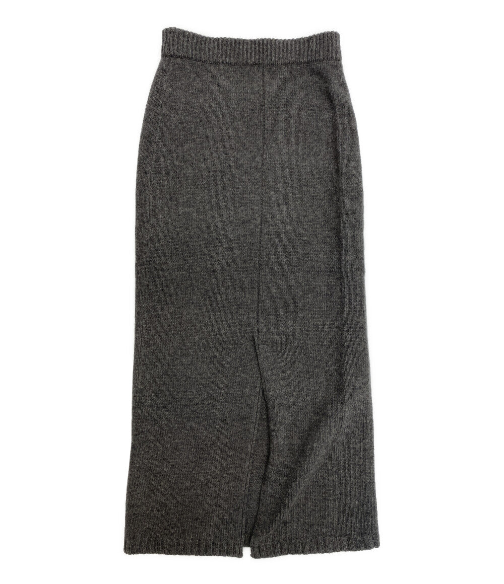 美品 anuans ニットスカート HAMILTONタイトスカート 25AW レディース SIZE 2 アニュアンス