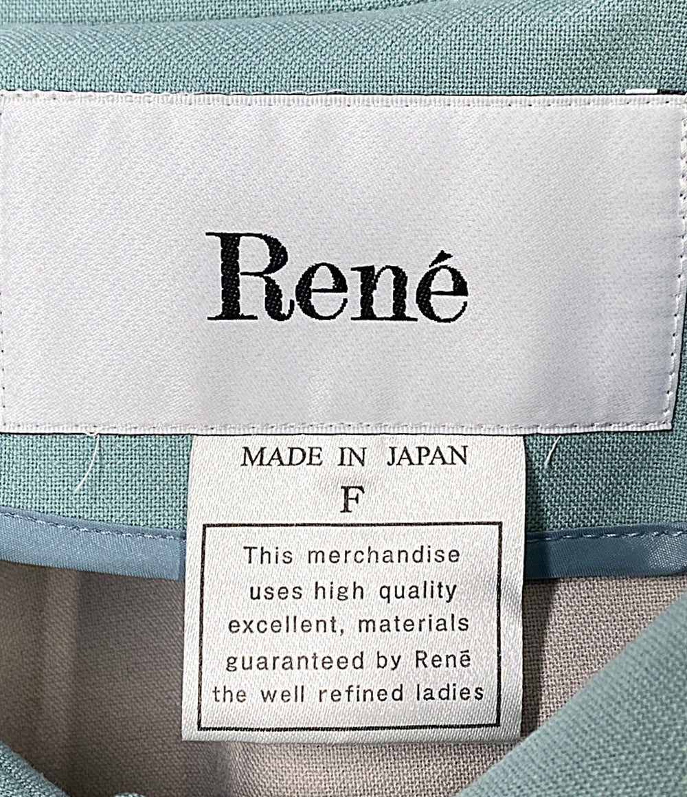 Rene ケープポンチョ ミントグリーン 6333150 レディース SIZE F ルネ