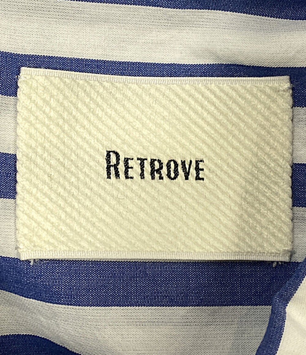 美品 RETROVE リトローヴ 長袖シャツワンピース 25-040-560-8110-1-0 レディース SIZE -