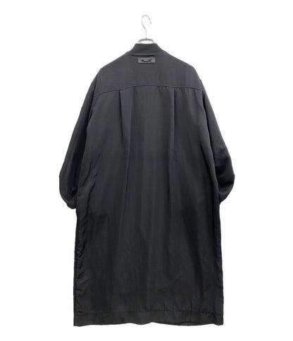 美品 ESSENTIAL ブルゾン ブラック ロング 2505-350-243B レディース SIZE 36 エッセンシャル