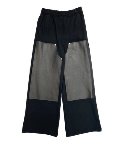 JOHN LAWRENCE SULLIVAN パンツ コットン ブラック 2A012-0225-16 メンズ SIZE S ジョンローレンスサリバン