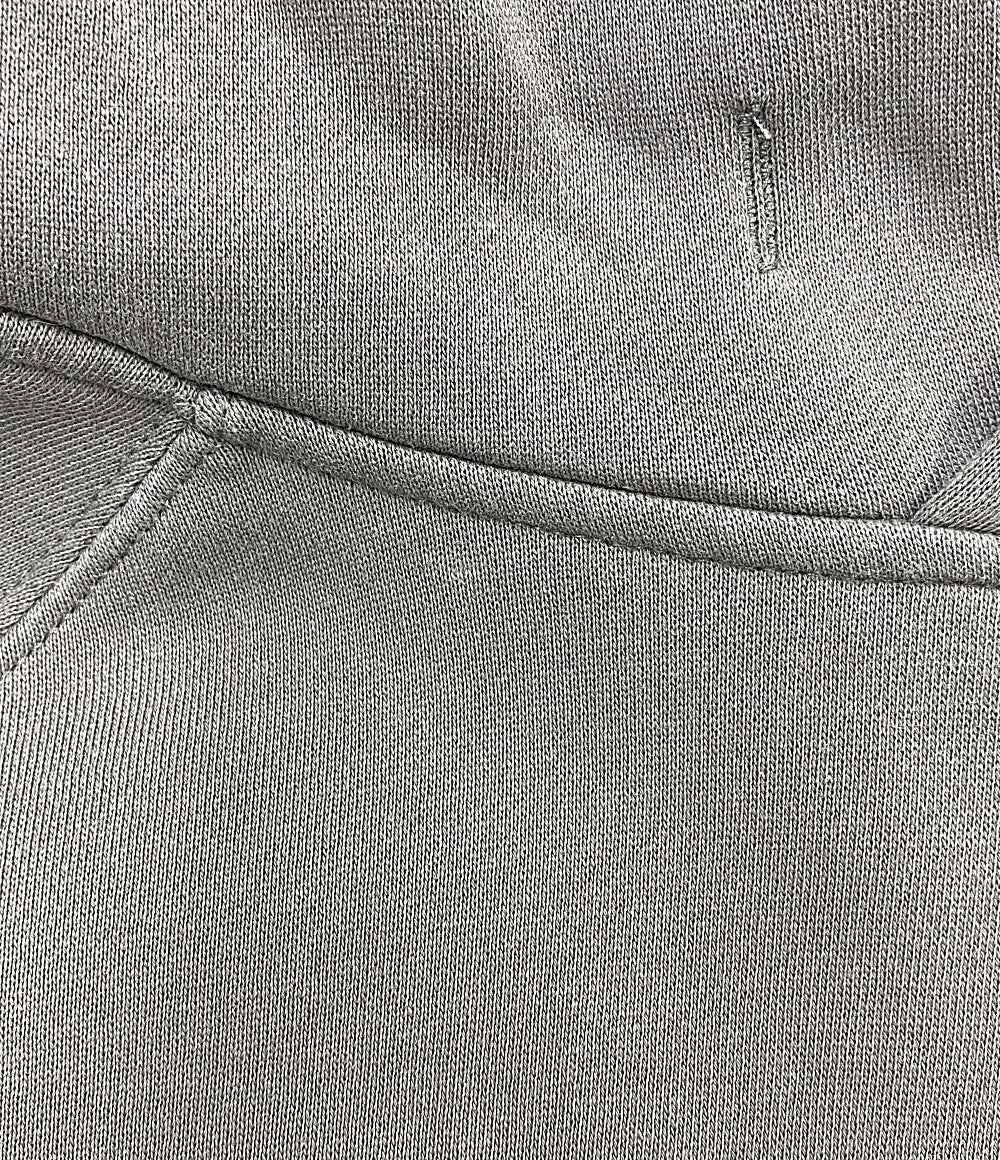 ESSENTIALS パーカー 前面ロゴ グレージュ メンズ SIZE S エッセンシャルズ