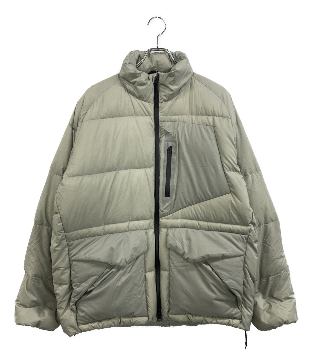 美品 NANGA ダウンジャケット シャドウリップダウン グレー UM47-17H003 メンズ SIZE M ナンガ