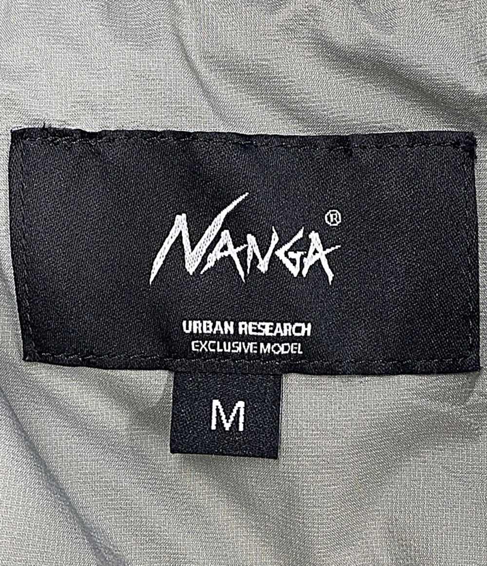 美品 NANGA ダウンジャケット シャドウリップダウン グレー UM47-17H003 メンズ SIZE M ナンガ