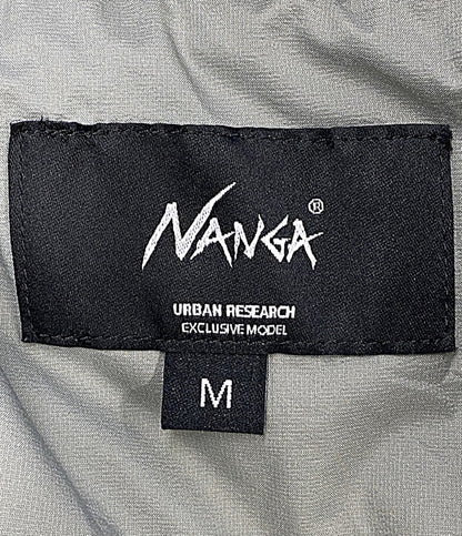 美品 NANGA ダウンジャケット シャドウリップダウン グレー UM47-17H003 メンズ SIZE M ナンガ
