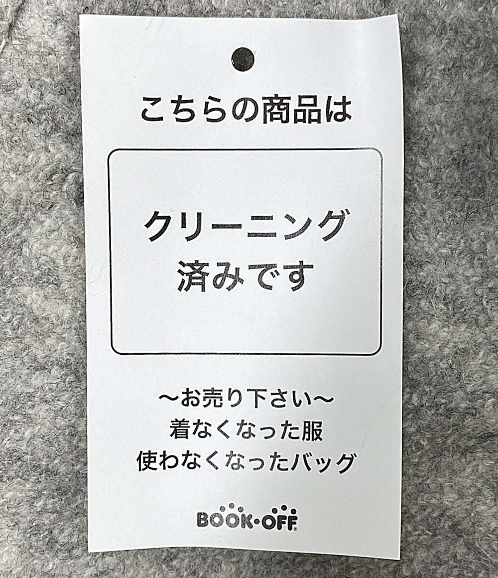 美品 AMACA コート トンプキンパイル グレー V5B08-649-06 レディース SIZE 38 アマカ