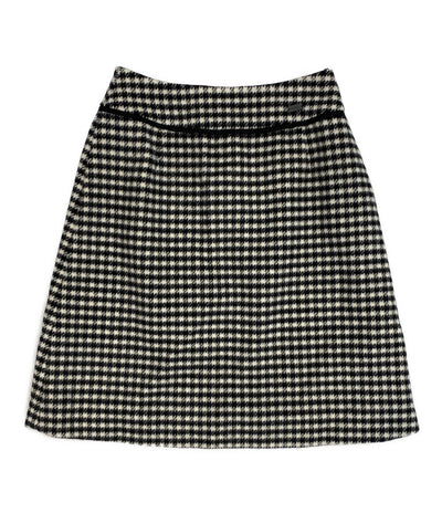 美品 foxey スカート 千鳥格子 ウール 43649 レディース SIZE 38 フォクシー