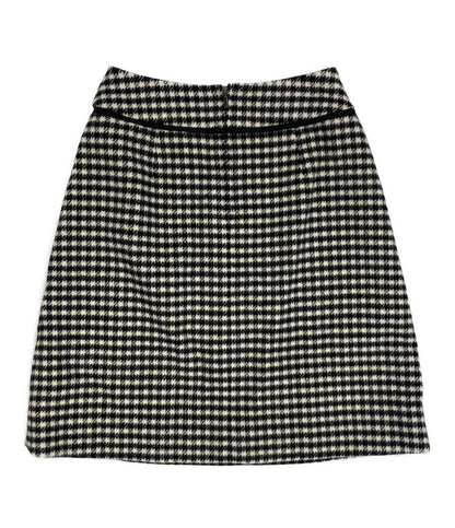 美品 foxey スカート 千鳥格子 ウール 43649 レディース SIZE 38 フォクシー