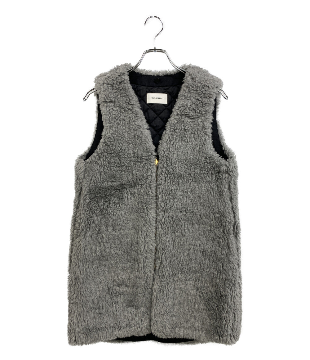 美品 THE RERACS ベスト 23AW 23FW-RECT-134L-UASP-J レディース SIZE F ザ・リラクス