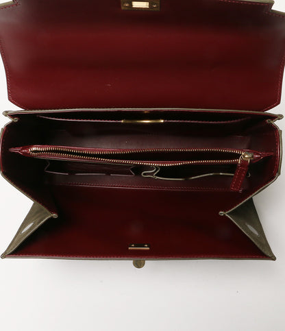 ANYA HINDMARCH ハンドバッグ モティマー カーキ スエード 2WAY レディース アニヤ・ハインドマーチ
