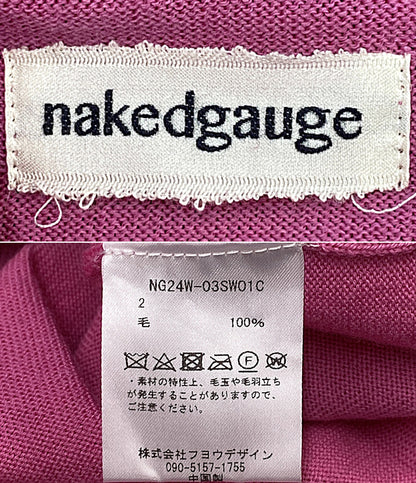 美品 nakedgauge ネイキッドゲージ ポロシャツ NGS24W-03SW01C メンズ SIZE 2