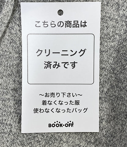 美品 gim ジム パーカー ニット グレー カシミア100 24502609 メンズ SIZE M