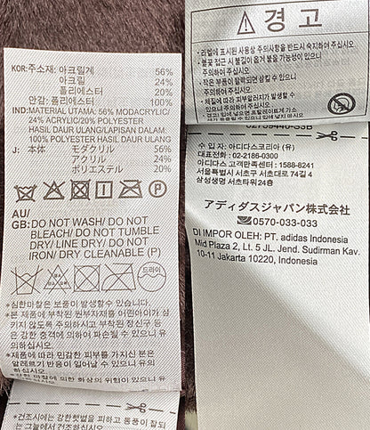 adidas コート フェイクファー ニュートラルコート タグ付 レディース SIZE L アディダス