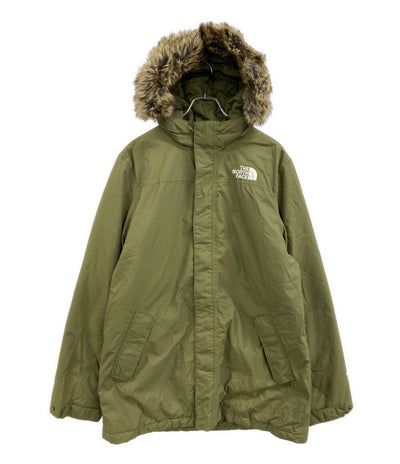 THE NORTH FACE ジャケット モスグリーン系 フードファー装飾 メンズ SIZE L ザ・ノース・フェイス