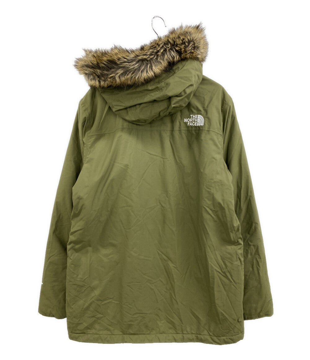 THE NORTH FACE ジャケット モスグリーン系 フードファー装飾 メンズ SIZE L ザ・ノース・フェイス