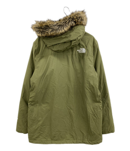 THE NORTH FACE ジャケット モスグリーン系 フードファー装飾 メンズ SIZE L ザ・ノース・フェイス