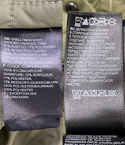 THE NORTH FACE ジャケット モスグリーン系 フードファー装飾 メンズ SIZE L ザ・ノース・フェイス