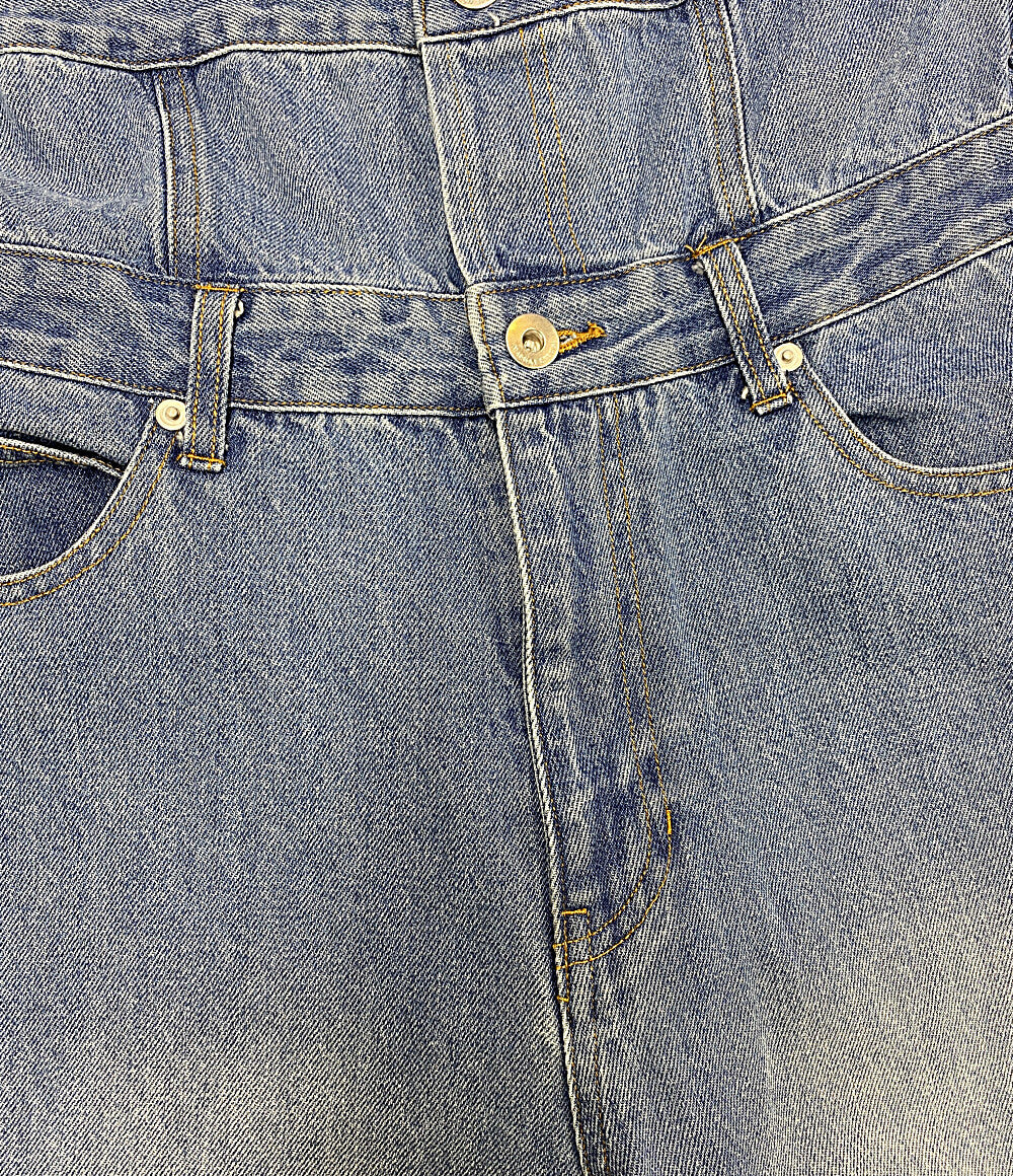 MAISON SPECIAL デニムパンツ 2WAY High-Waist Wide Denim 2026ss レディース SIZE M メゾンスペシャル