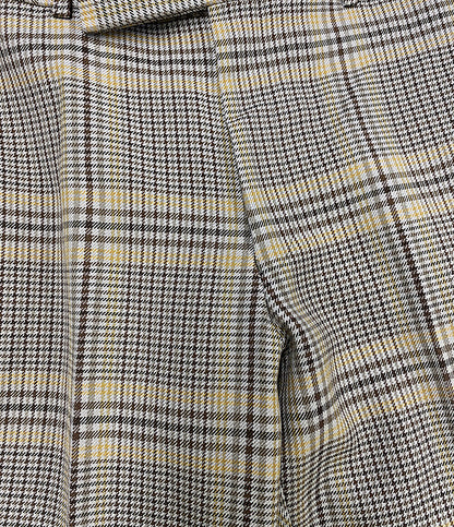 美品 AURALEE チェックパンツ 千鳥柄 ウール A9AP03SC メンズ SIZE 5 オーラリー