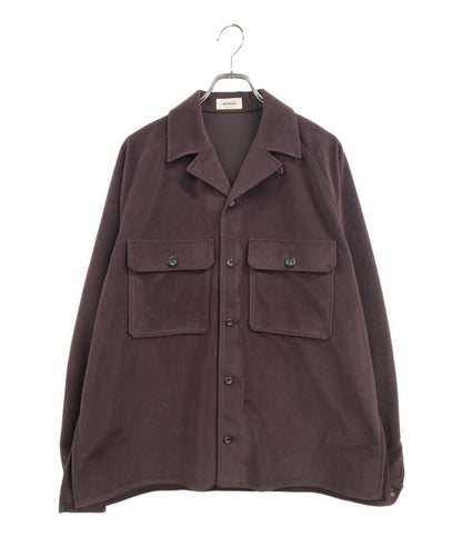 美品 THE RERACS ジャケット コーデュロイシャツジャケット ボルドー 23FW-REBL-371 メンズ SIZE 48 ザ・リラクス