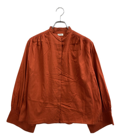 toteme 長袖シャツ ノーカラー オレンジ 81-158-10-041870 レディース SIZE XS トーテム