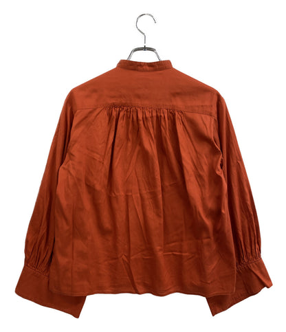 toteme 長袖シャツ ノーカラー オレンジ 81-158-10-041870 レディース SIZE XS トーテム