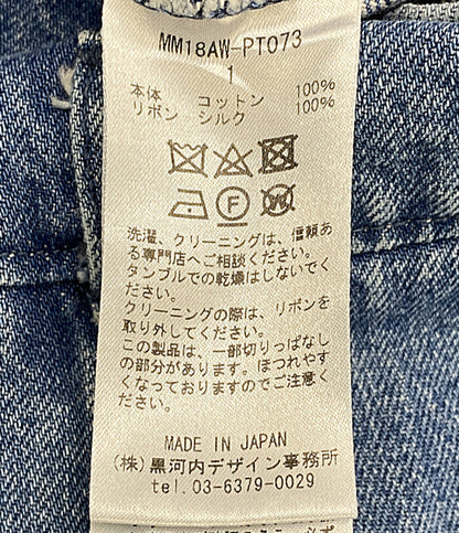 mamekurogouchi パンツ レースアップデニム 18AW MM18AW-PT073 レディース SIZE 1 マメクロゴウチ