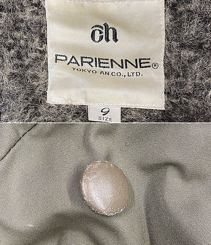 PARIENNE パリエンヌ コート カーキ シャンタンラム レディース SIZE 9