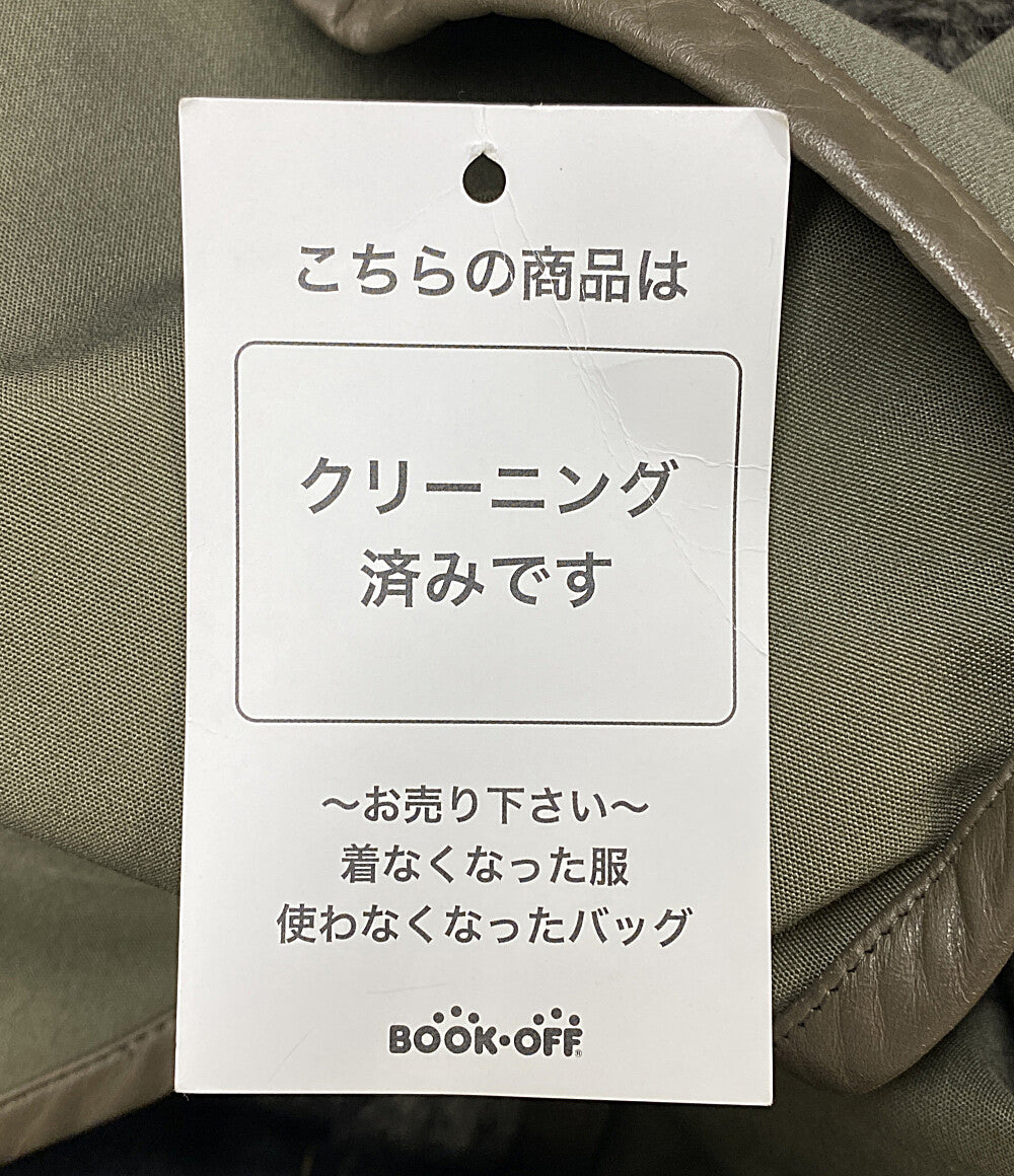 PARIENNE パリエンヌ コート カーキ シャンタンラム レディース SIZE 9