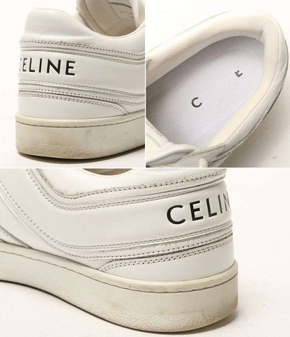CELINE ローカットスニーカー ホワイト レザー MU0262 レディース SIZE 38 セリーヌ