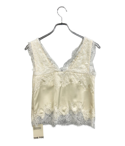 美品 THE TOE ザ・トゥー キャミソール Sneek Lace Top TT26210025 レディース SIZE S