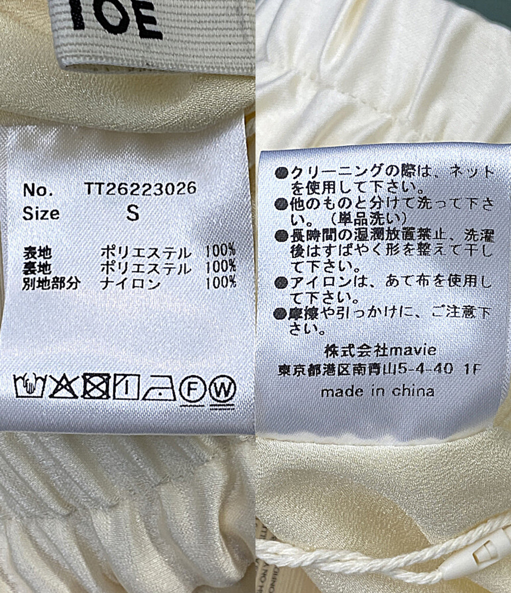美品 THE TOE ザ・トゥー パンツ Sneek Lace Short Pants TT26223026 レディース SIZE S