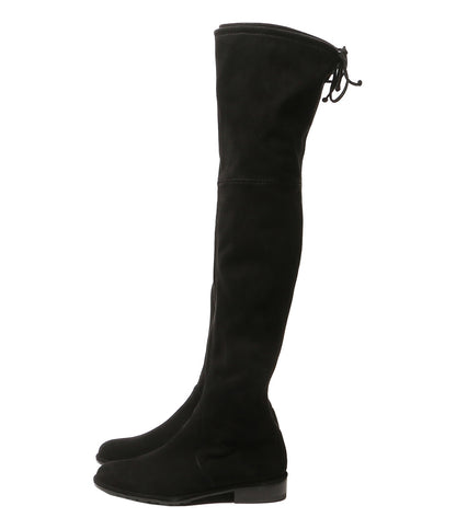 STUART WEITZMAN ブーツ スウェード ブラック YO08060 レディース SIZE 35 スチュアートワイツマン