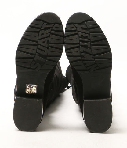 STUART WEITZMAN ブーツ スウェード ブラック YO08060 レディース SIZE 35 スチュアートワイツマン